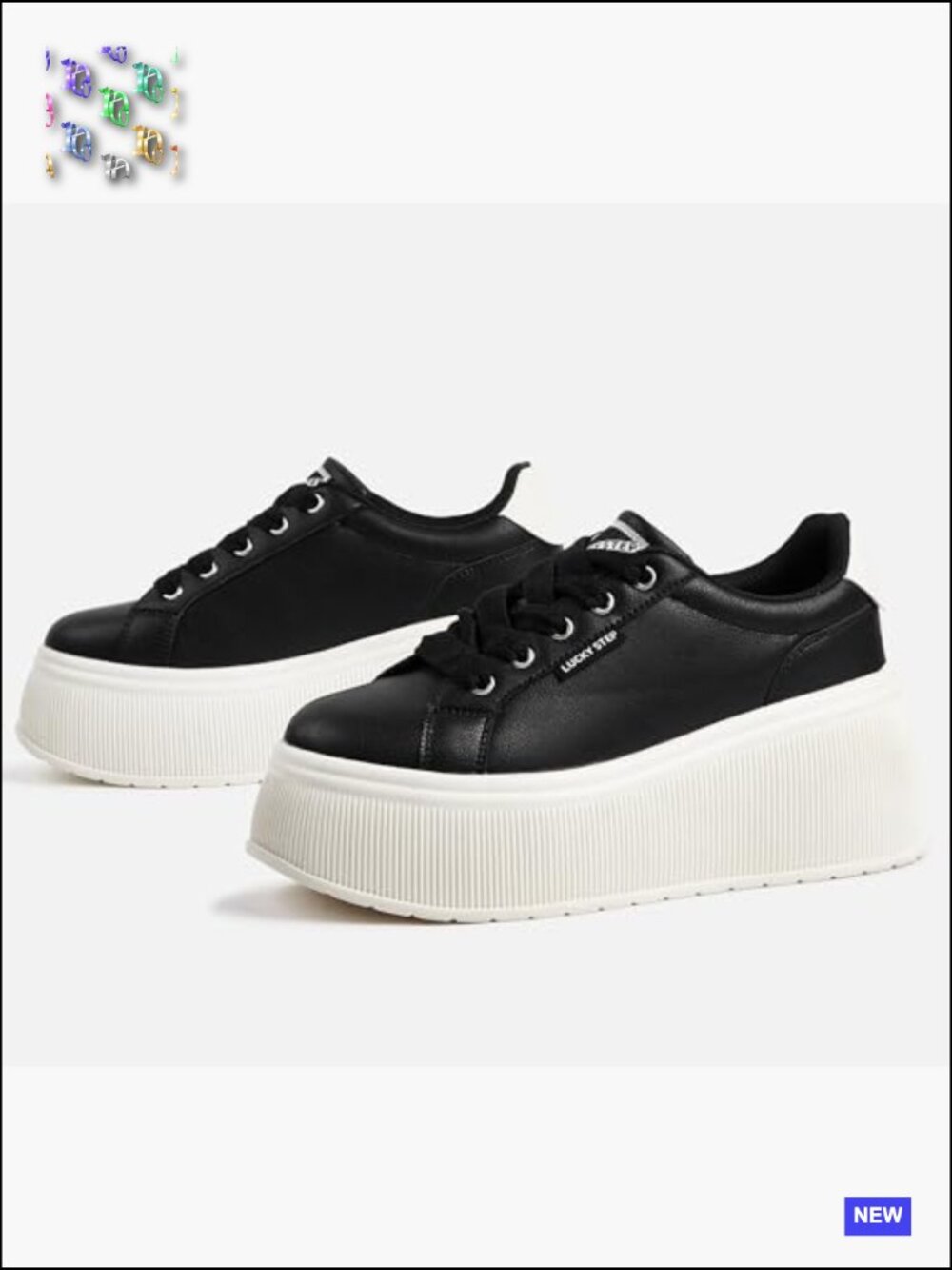 Platform Fashion Sneakers Retro Wedge Canvas Casual Low Top Walking Shoes - Picture 6 of 7